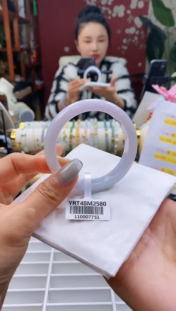 【闪购商品】翡翠手镯未镶嵌78蓝紫5354/11.9*7.7