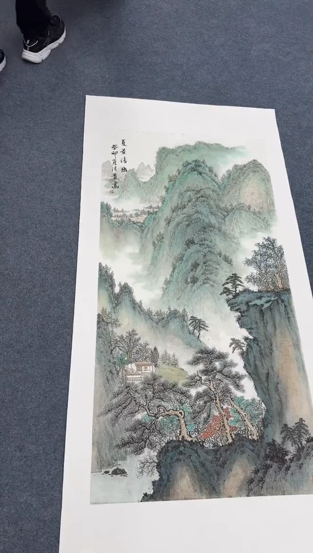 国画夏景清幽同类型随机