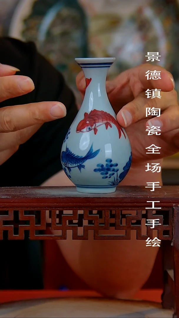 摆件景德镇陶瓷 全场手工手绘