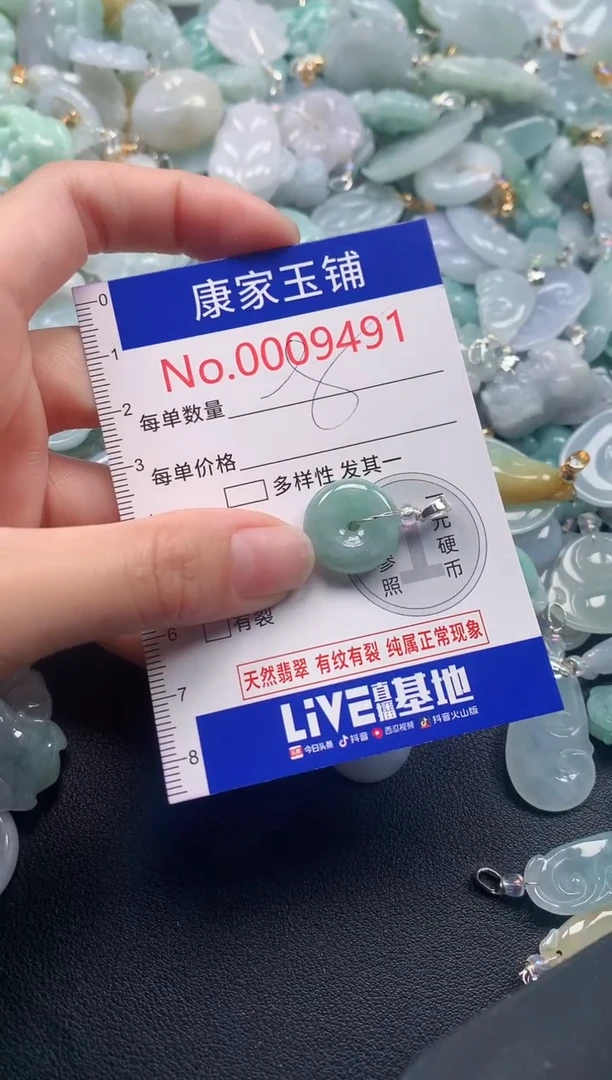 颈饰未镶嵌翡翠9491