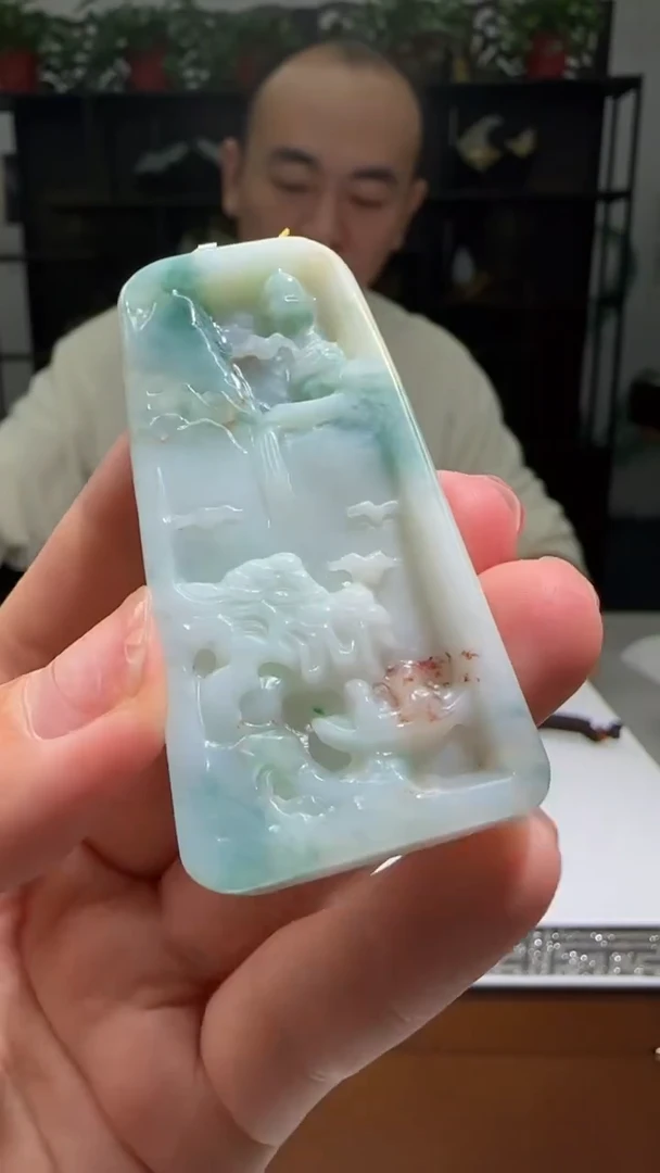 【闪购商品】翡翠颈饰未镶嵌天然翡翠A货吊坠