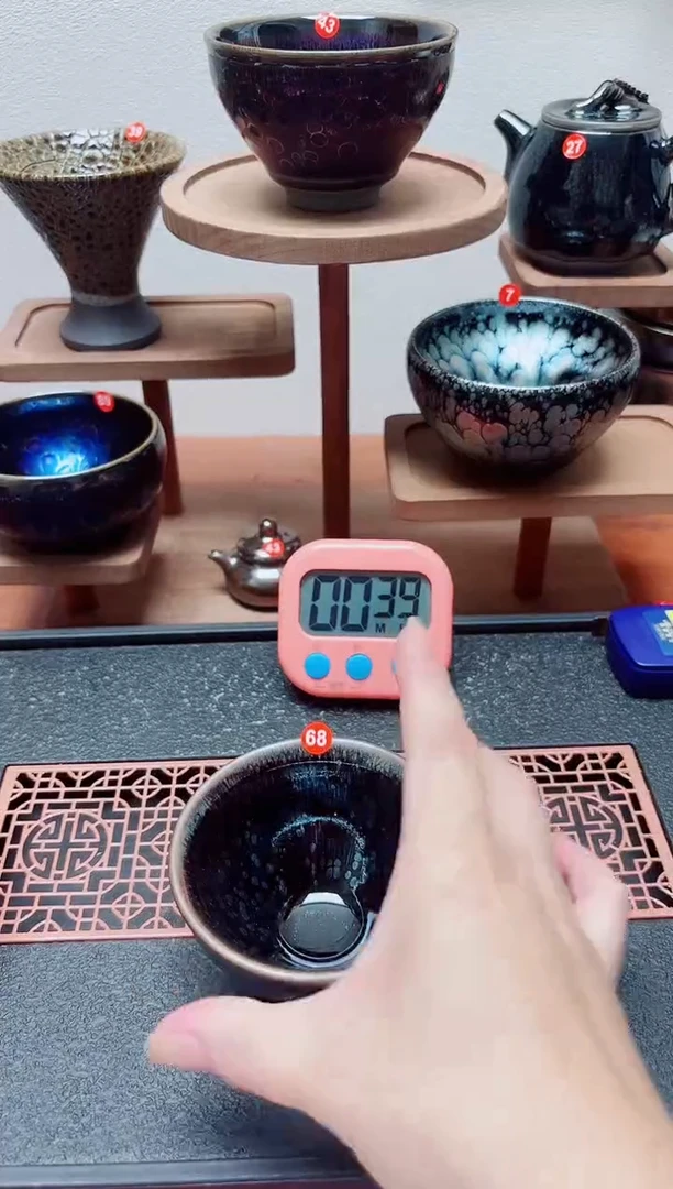 茶盏漂*68号建盏工匠茶器