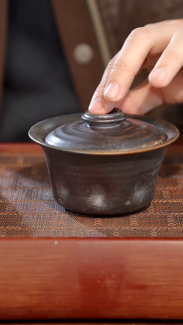 陶瓷奢瓷/瑞寅柴烧茶器（盖碗）983