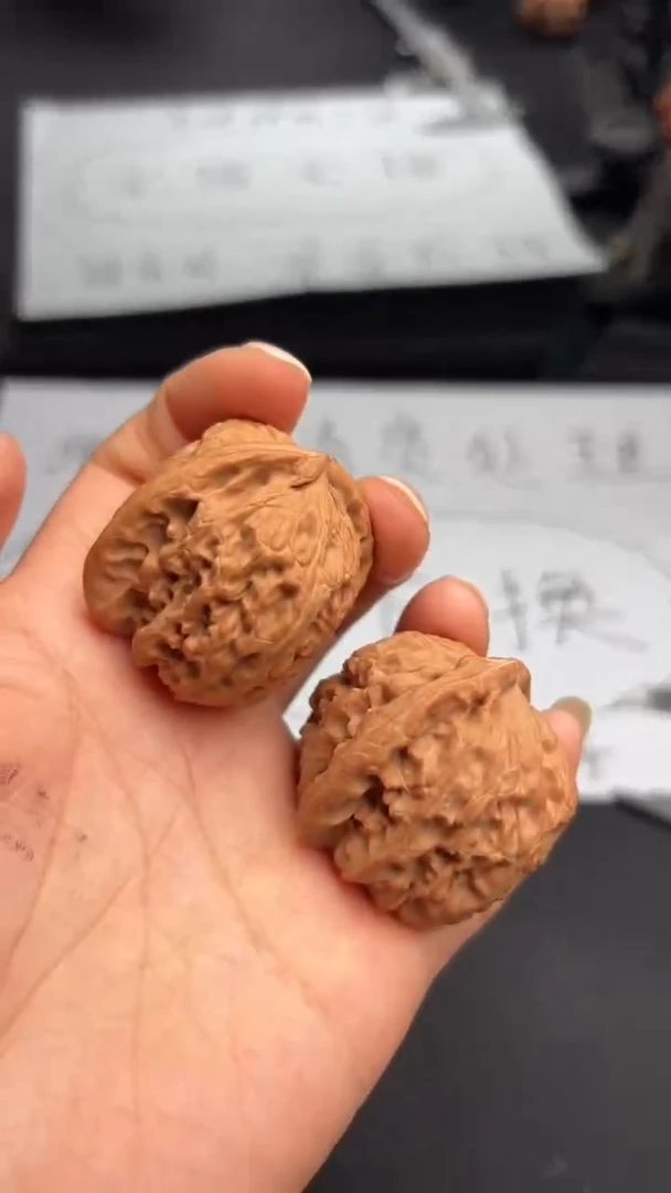 吊坠文玩核桃白狮子267