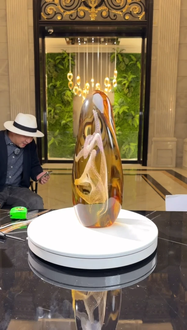 【闪购商品】摆件月虹艺术琉璃摆件W  83