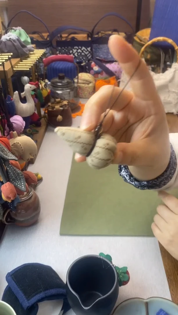 布艺条纹小葫芦1个——