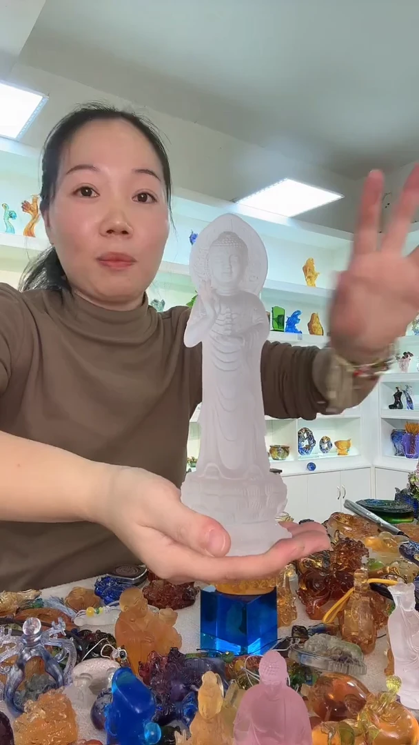 手工艺品琉璃药师佛