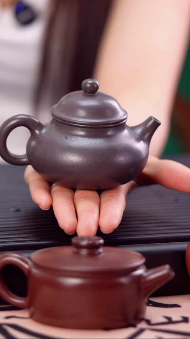 茶壶紫砂青灰泥容天160cc