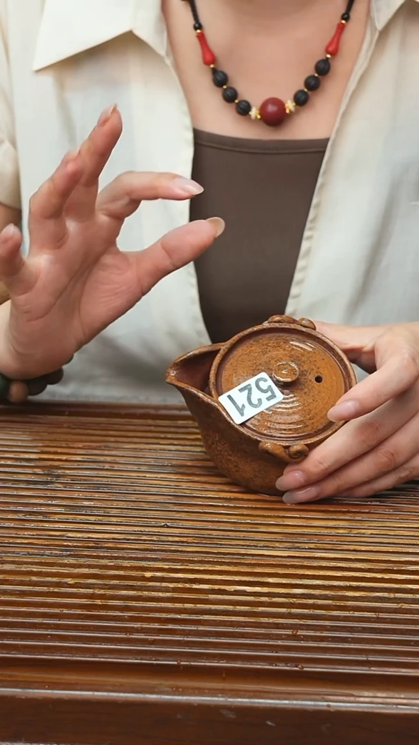万古烧粗陶手工茶具