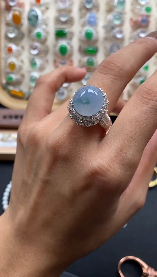 未镶嵌戒指翡翠缅甸天然a货翡翠