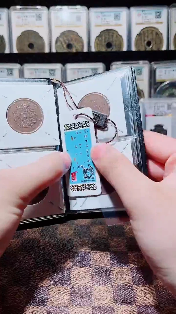 铜A650闻德光绪元宝12枚册(斐鹏)