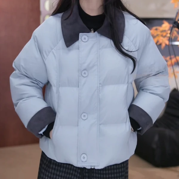 休闲百搭保暖棉袄外套女2026春季新款小个子时尚洋气显瘦棉服棉衣