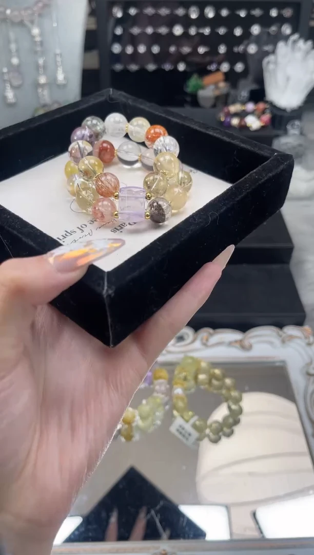 【闪购商品】水晶手链未镶嵌天然水晶 多样性发货