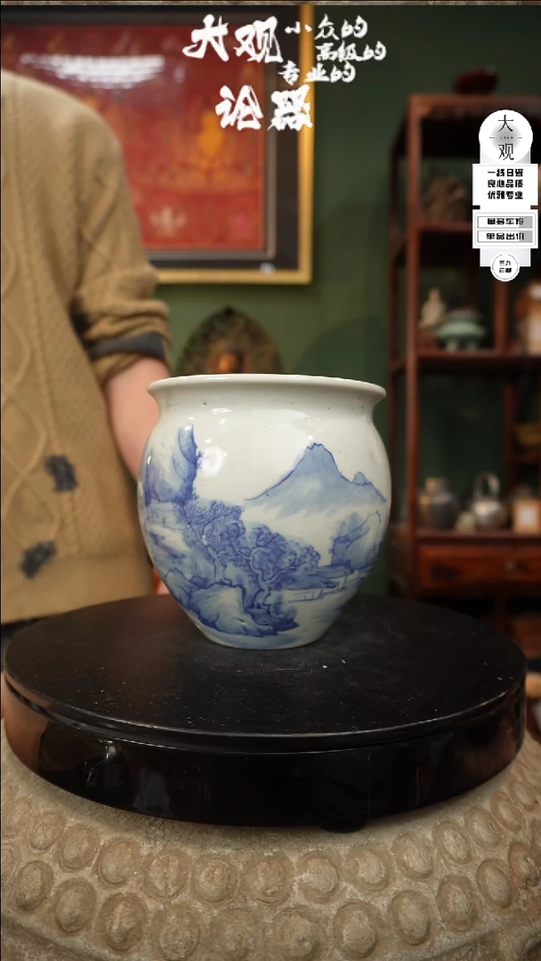 【闪购商品】瓷片大观论器青花