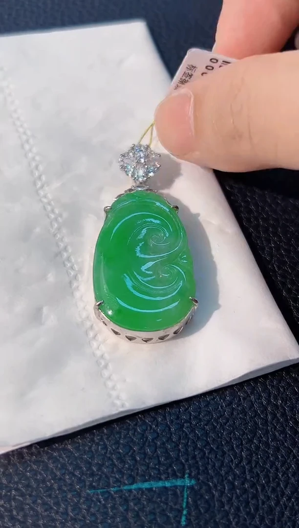 颈饰未镶嵌翡翠 缅料A货/支持复检/一件