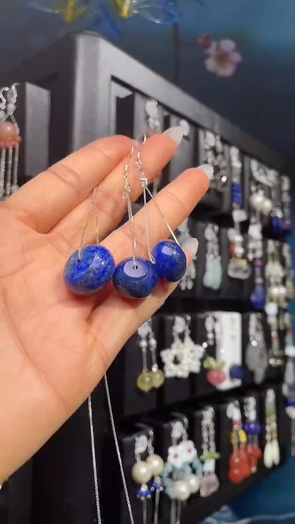 银S925镶嵌耳饰紫晶为**狂 为谁疯狂