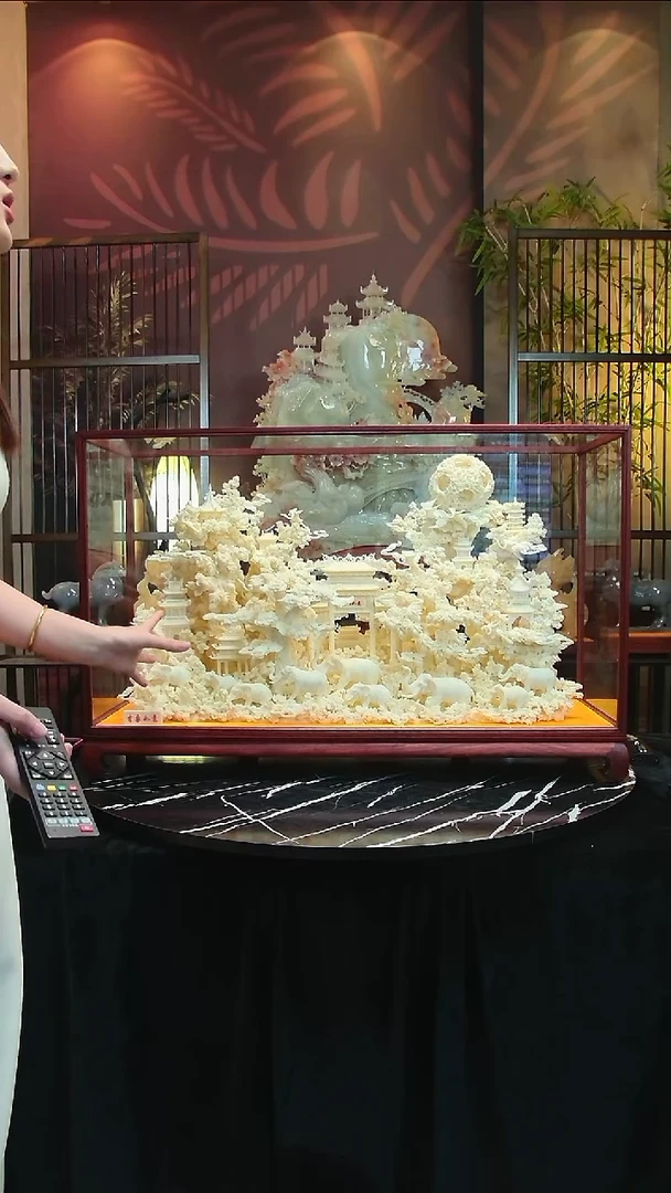 石材超***想家居摆件吉象如意