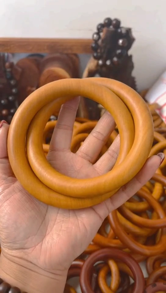 【闪购商品】枣木木雕乾坤圈85圈口一物一拍