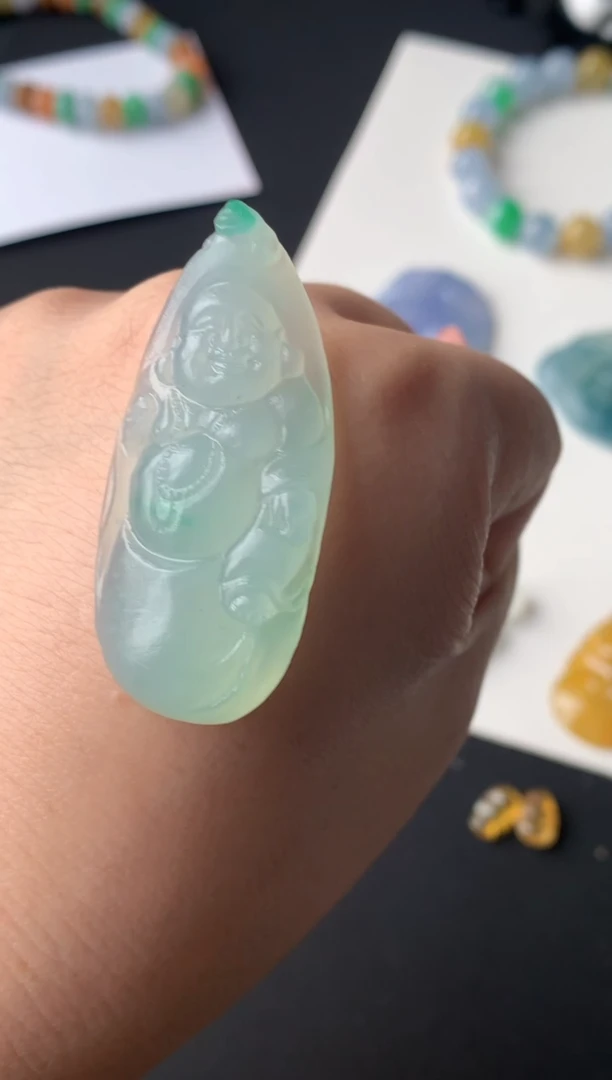 未镶嵌定制翡翠唧****30349668314尺寸46*20.8*6.9