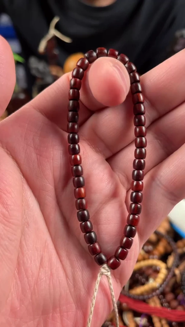 小叶紫檀手串/手链王胖子文玩工作室5.5左右手持