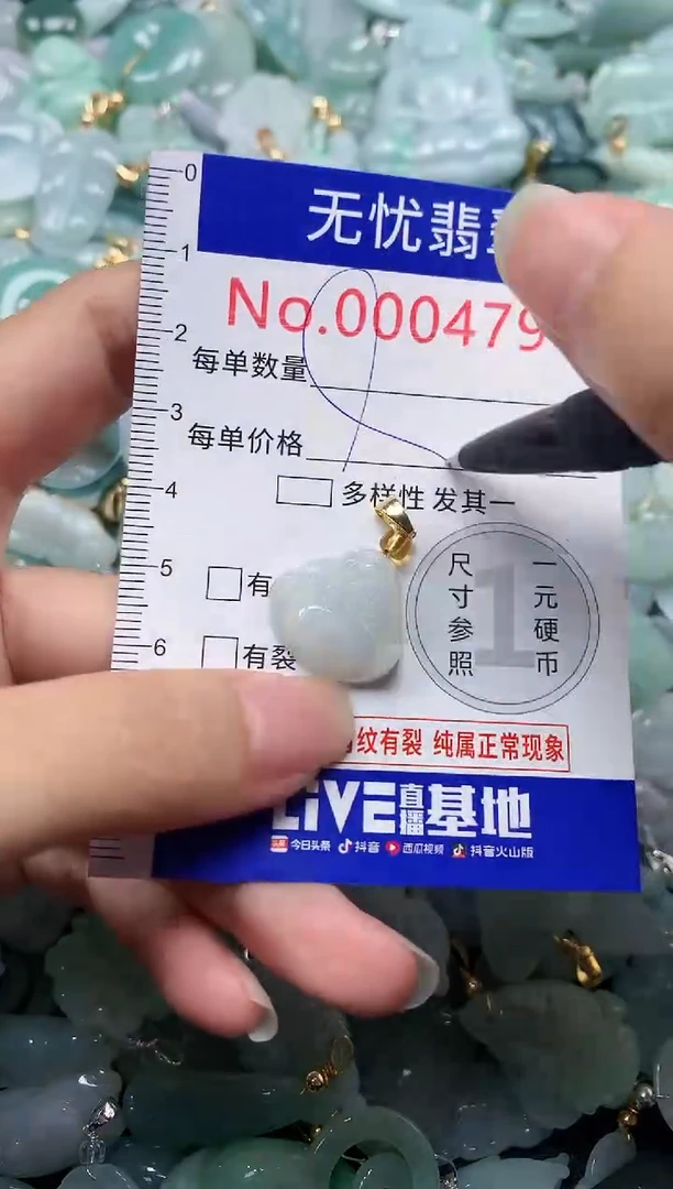 颈饰未镶嵌翡翠4791