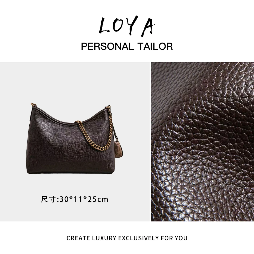 【洛洛定制】SK-93027-咖啡轻奢时尚百搭新款女包