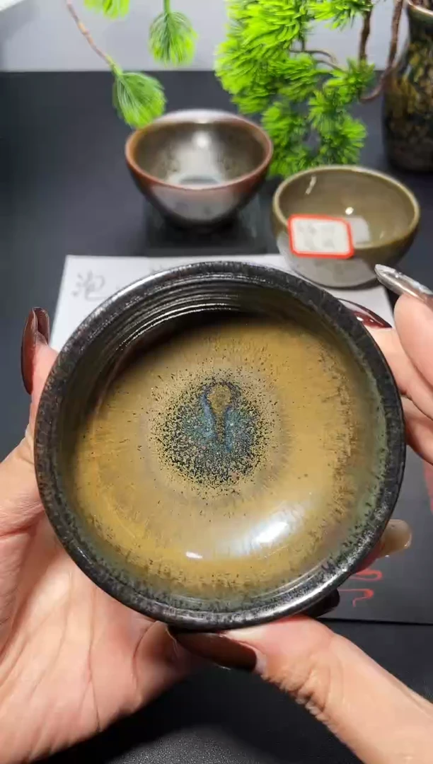 茶盏215 微瑕 叶紫 建盏