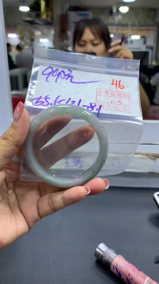 未镶嵌定制翡翠毛货需精细抛光+拍一发一+46