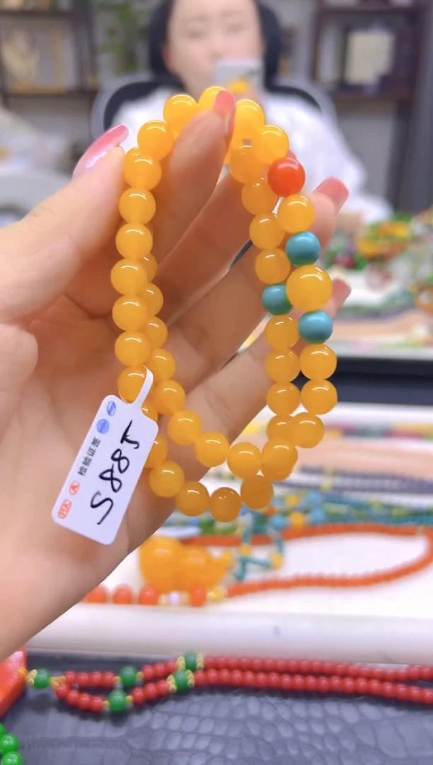 手链蜜蜡未镶嵌DIY款S885
