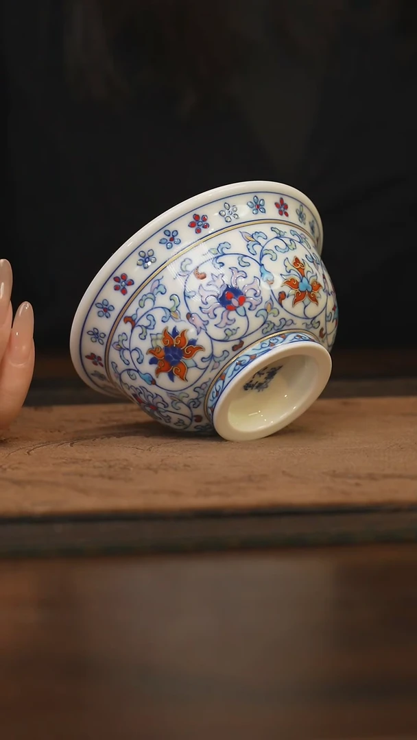 杯柴窑青花破价福利