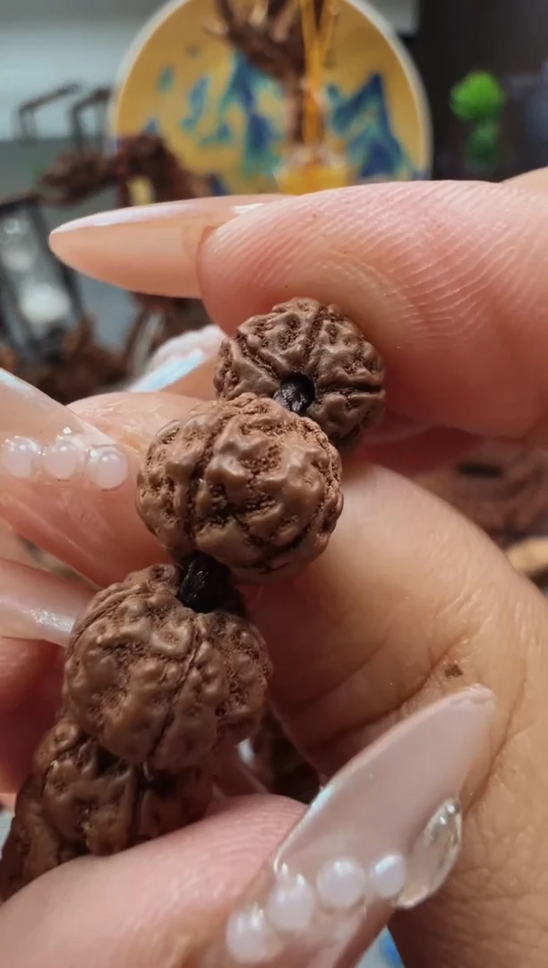 吊坠金刚菩提805平细梅花108长串9mm