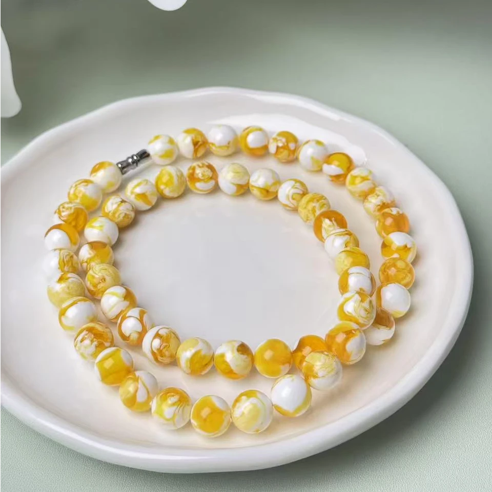 蜜蜡妖孽纹项链（多样发其一）c39