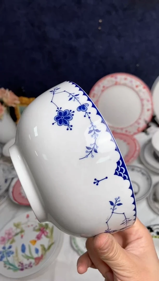 【闪购商品】瓷片陶瓷原单CC864餐具1个6寸