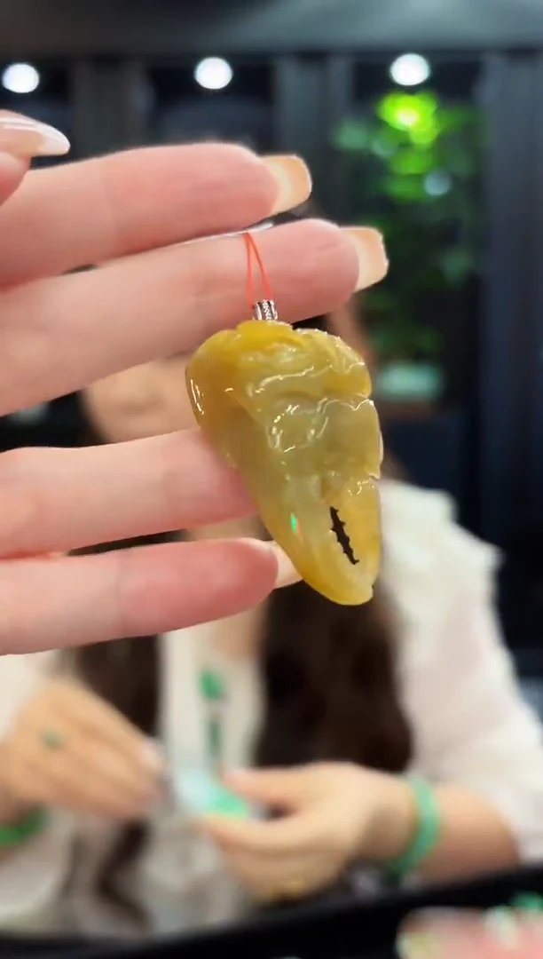 颈饰18K金镶嵌翡翠 缅料A货/支持复检/一件