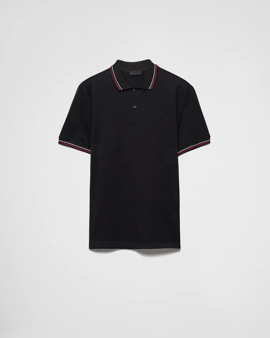 未使用 Prada/普拉达 男士春夏经典珠地布普拉达短袖t恤男