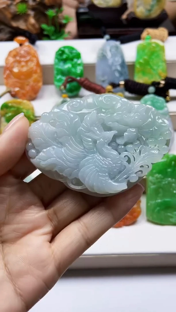 颈饰未镶嵌翡翠翡翠A货