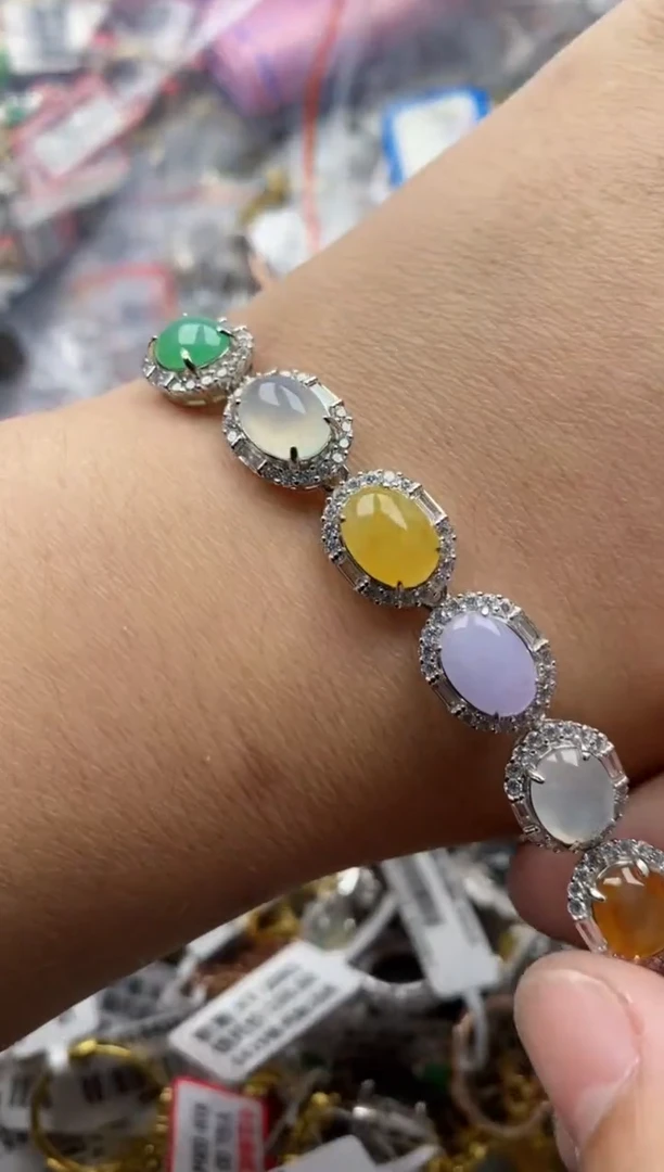 【闪购商品】翡翠戒指银S925镶嵌111111---3