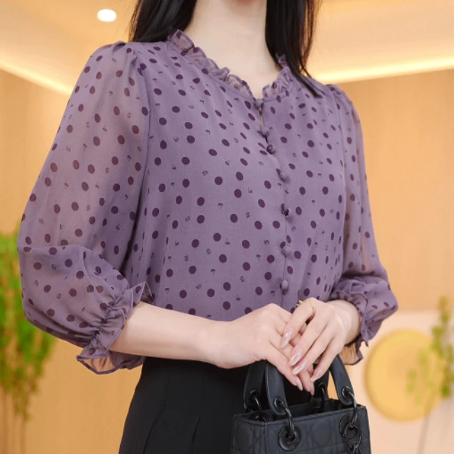 星桥2025新款新中式国风设计感气质小衫K003佳佳
