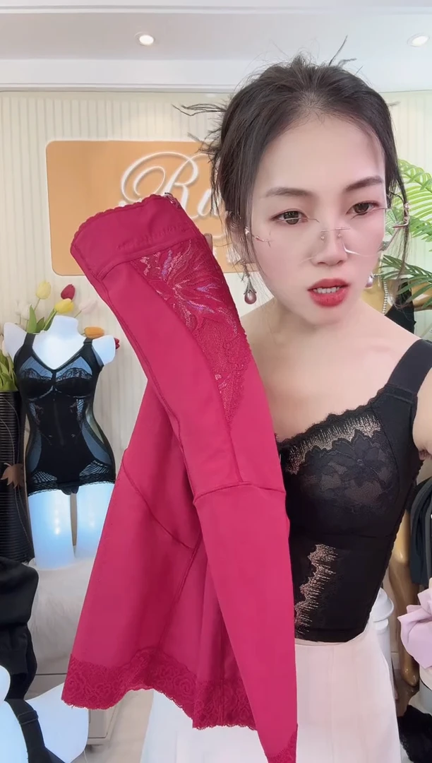 腈纶短裤收腹裤 红色 3XL