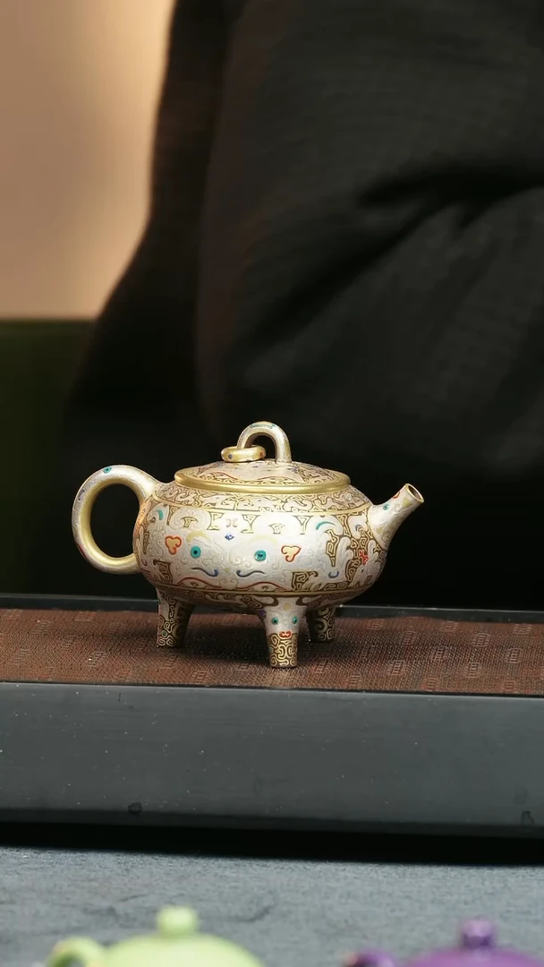 【闪购商品】紫砂茶壶五堂 东皇钟三代