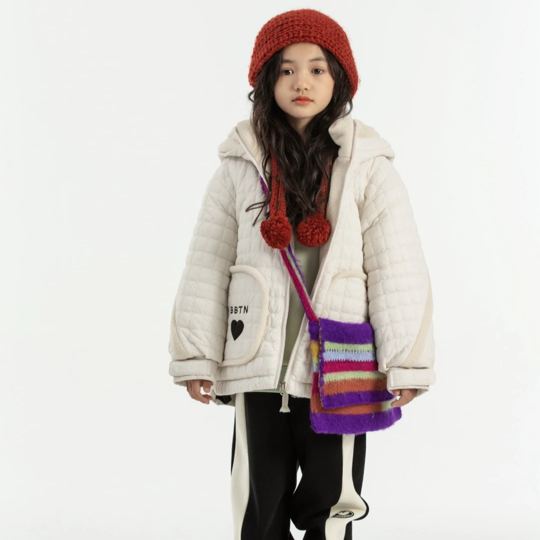 75876高端专享老林家天花板青少年棉衣黑色