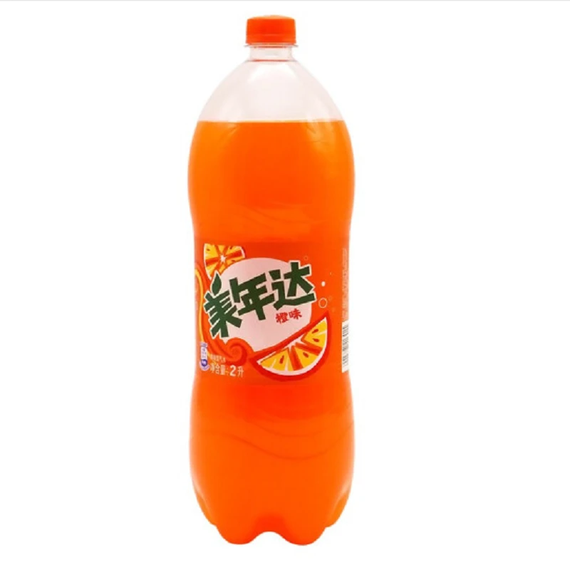 美年达橙味2L/瓶