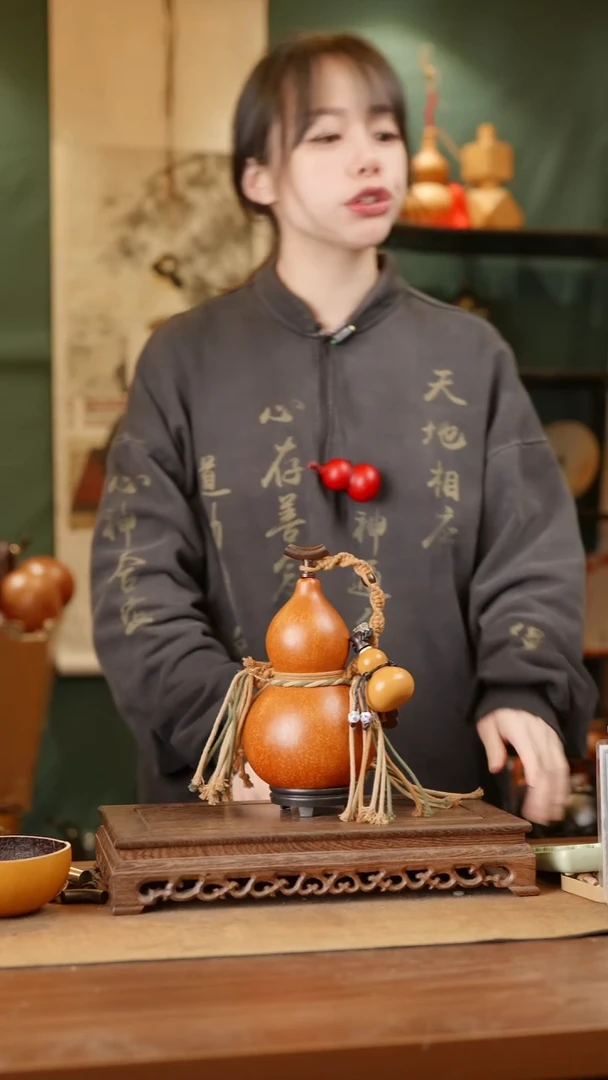 191号精品天然大漆酒葫芦一物一拍~