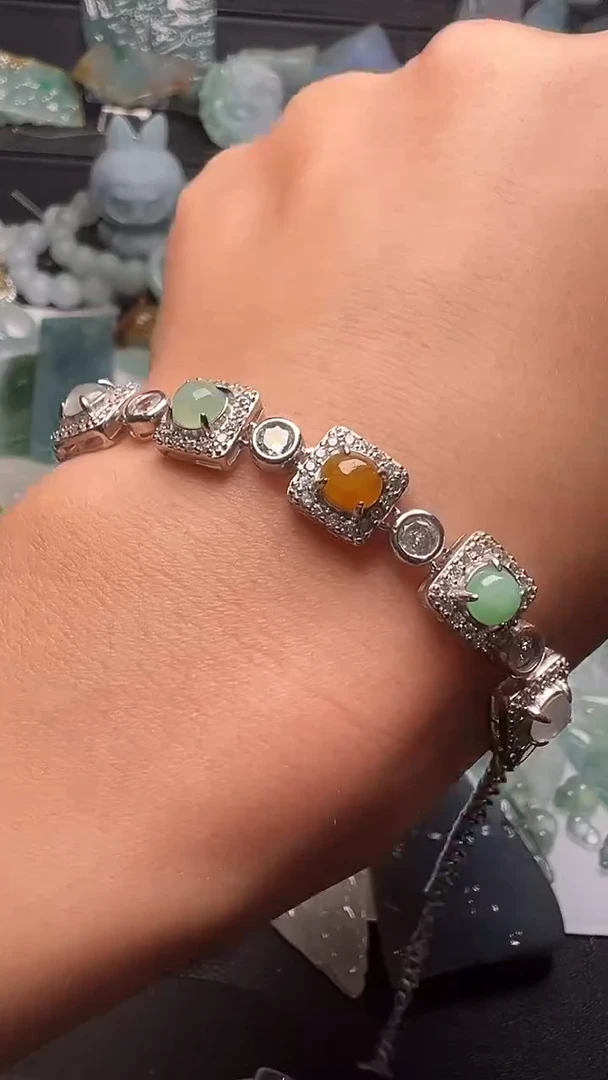 套链未镶嵌翡翠天然A货翡翠