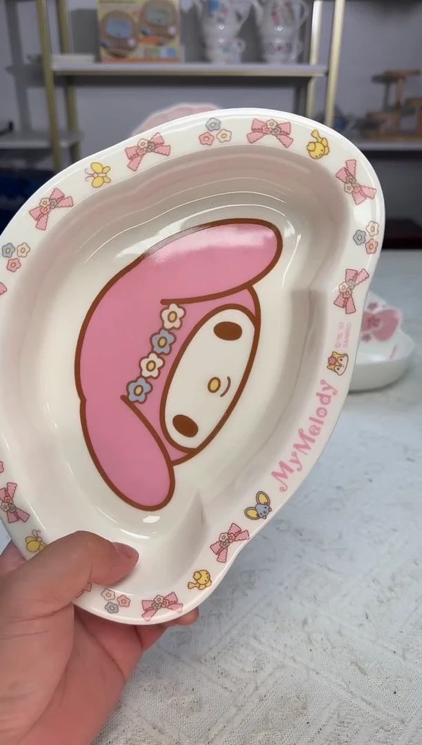 瓷片可爱卡通陶瓷餐具
