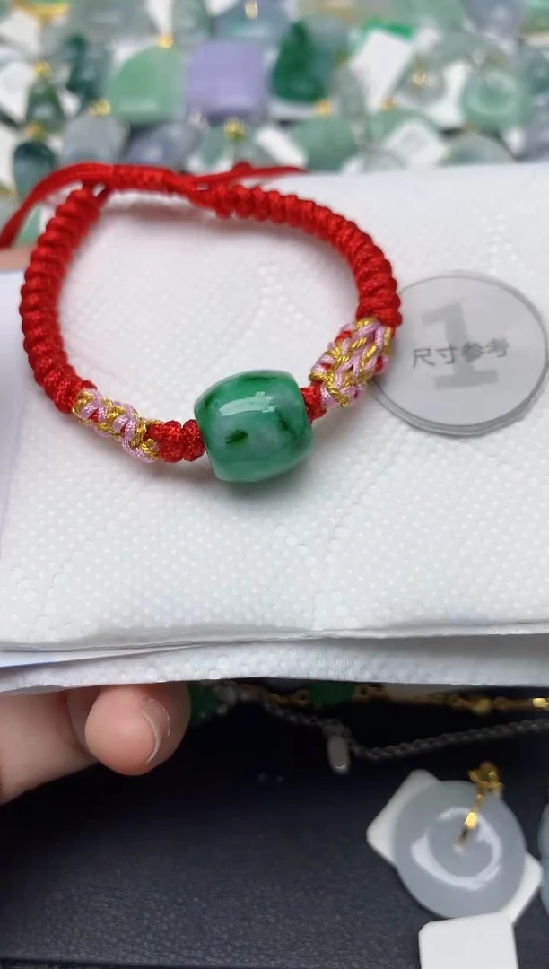 颈饰未镶嵌翡翠天然缅甸A货翡翠