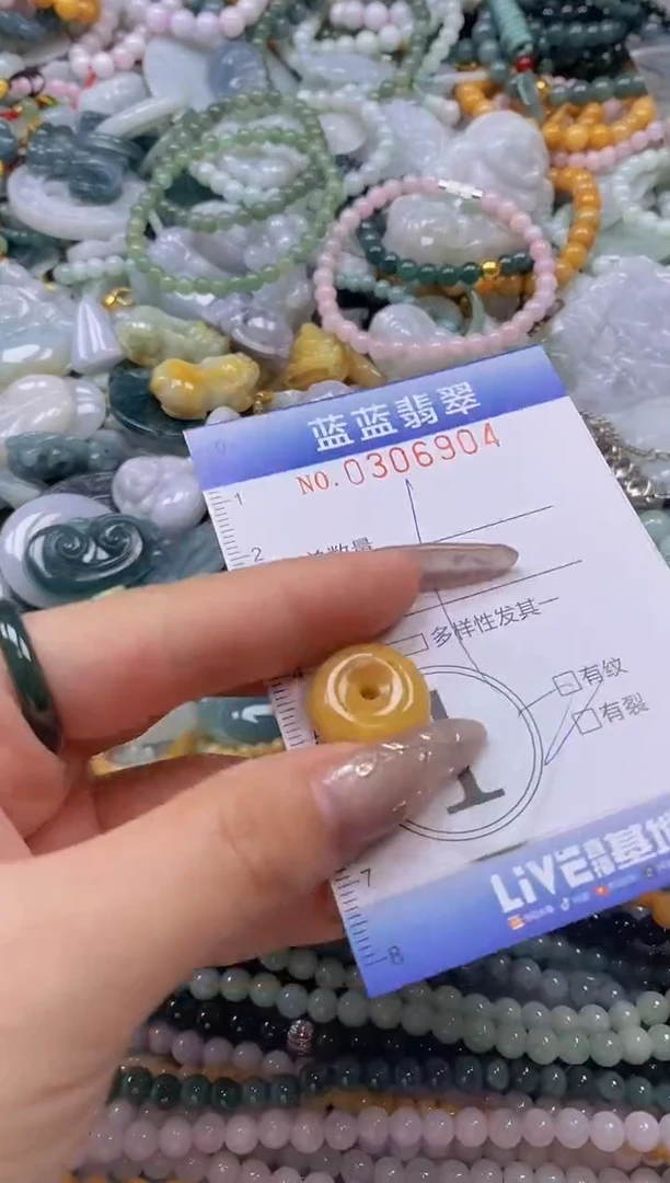 翡翠未镶嵌颈饰闪购0306904