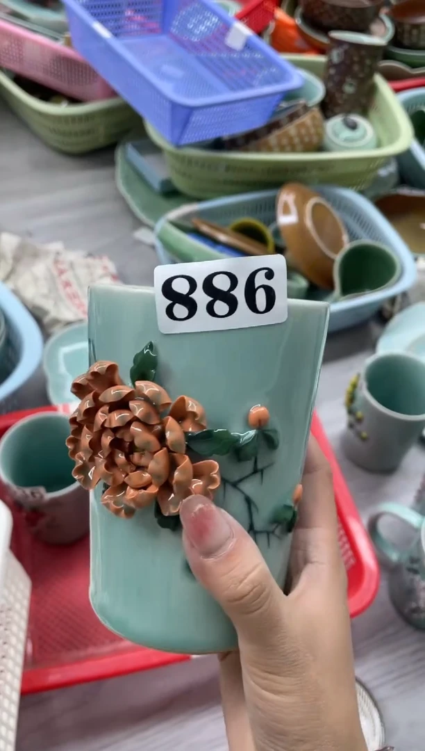 慧仙青瓷手工捏花  源头厂家特价福利