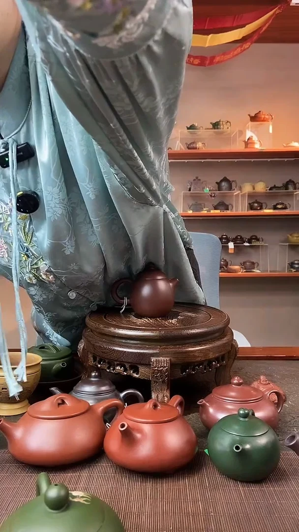 茶壶紫砂光器龙蛋 紫朱泥 中号 徐霞