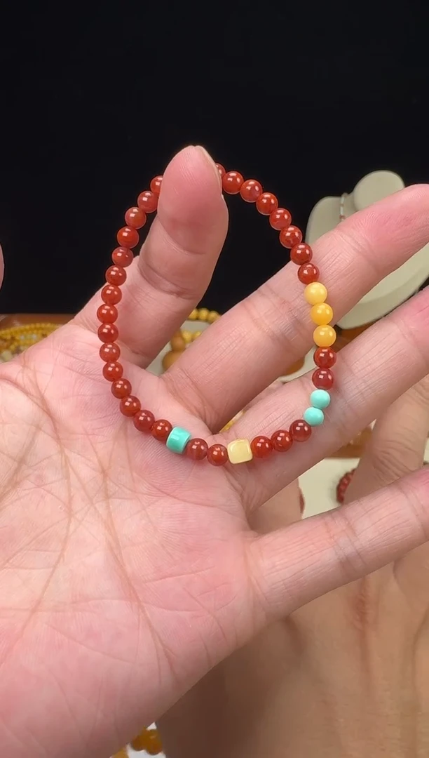 未镶嵌手链南红玛瑙南红